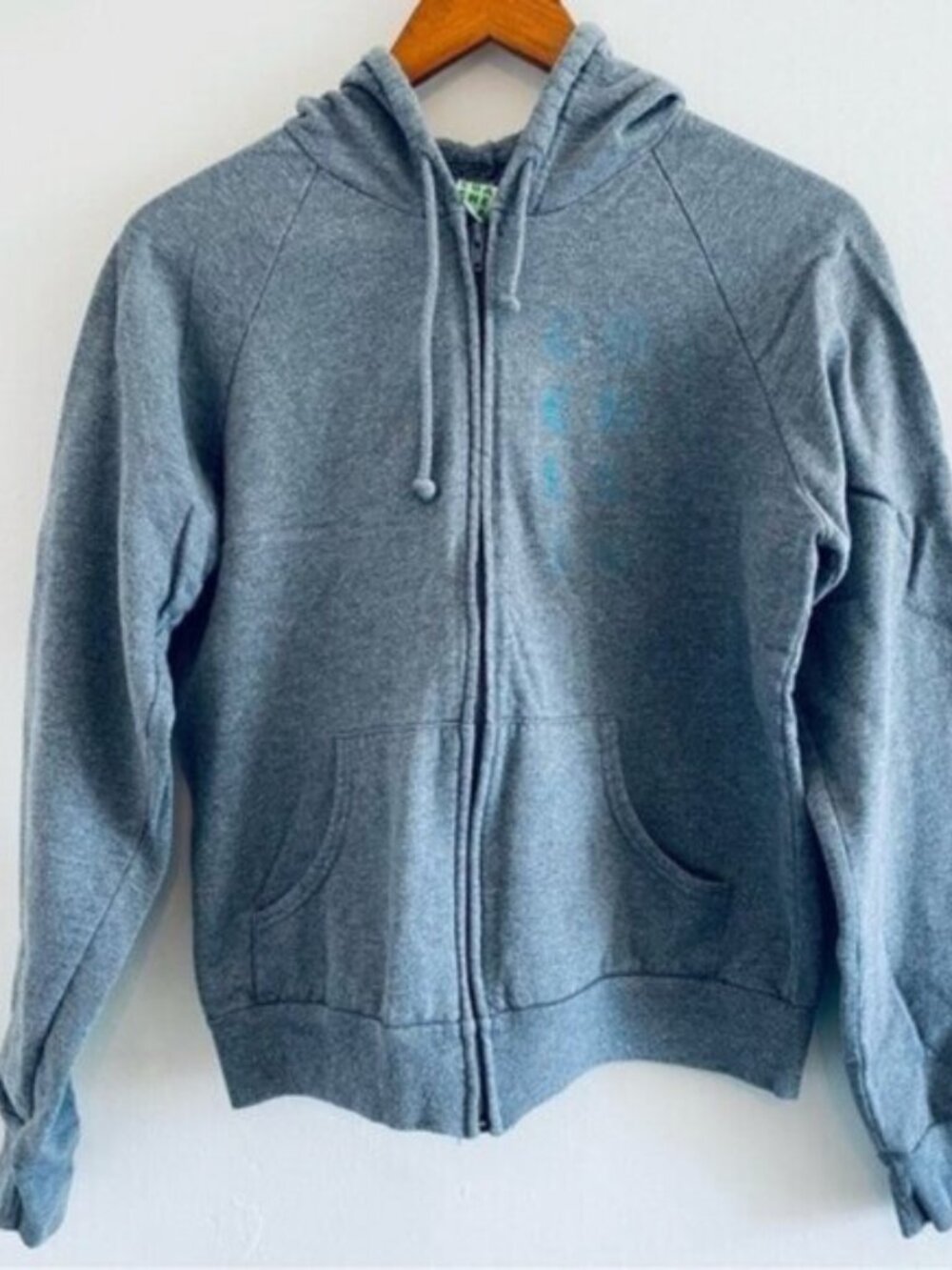 2011 Coachella Festival Merch 100% Cotton Hoody Sweatshirt Gray Full Zip Medium